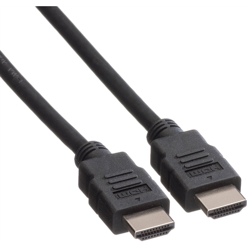 ROLINE GREEN HDMI High Speed kabel met Ethernet M-M, TPE, zwart, 5 m