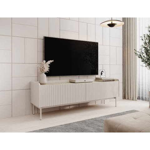 Meubella TV-Meubel Livako - Beige - 153 cm
