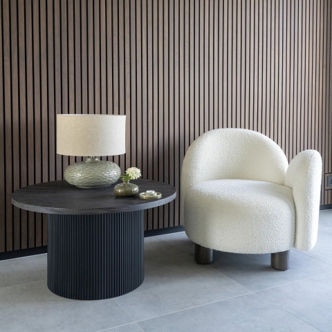 House Nordic Boavista Ronde Salontafel Donkerbruin