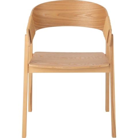 J-Line stoel Naga - essenhout|touw - naturel