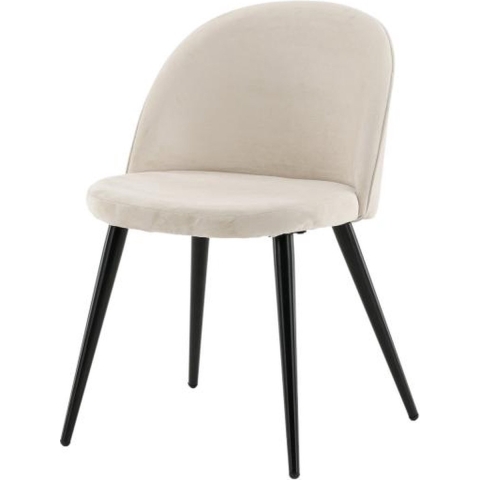Svea - Zako eetkamerstoel - velvet - beige