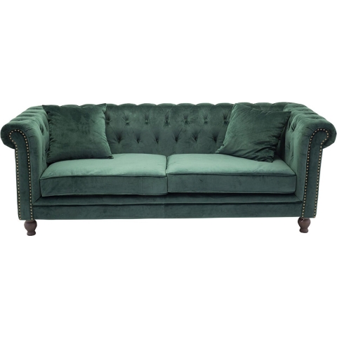 Venture Home Velvet Bank 88 x 80 x 217 - Groen