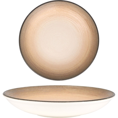 ID Fine Diep bord - Canyon - Porselein - 25 cm (1140cc) - set van 6