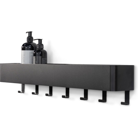 SPINDER DESIGN MULTI 7 Wandkapstok - Zwart