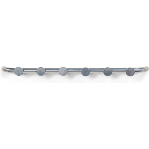 SPINDER DESIGN RETRO 6 Wandkapstok - Groovy Chrome