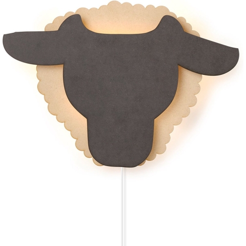 Van Tjalle en Jasper Dieren muurlamp - Schaap