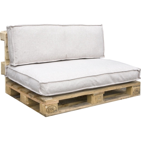 In The Mood Collection Mick Palletkussens - L120 cm - Beige