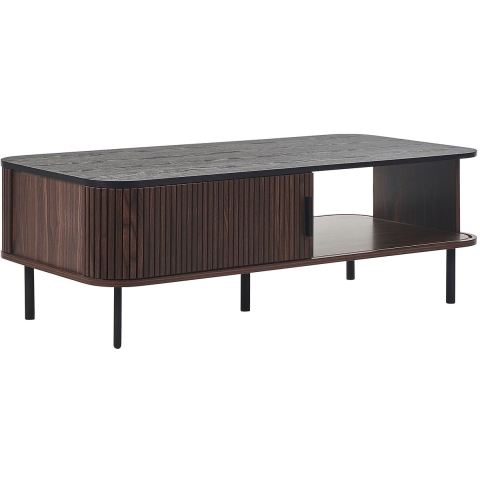 Beliani - JOSE - Salontafel - Donkerhout - MDF