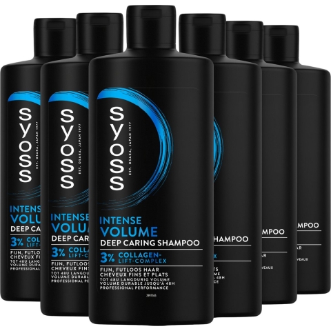 6x Syoss Volume Shampoo 440 ml