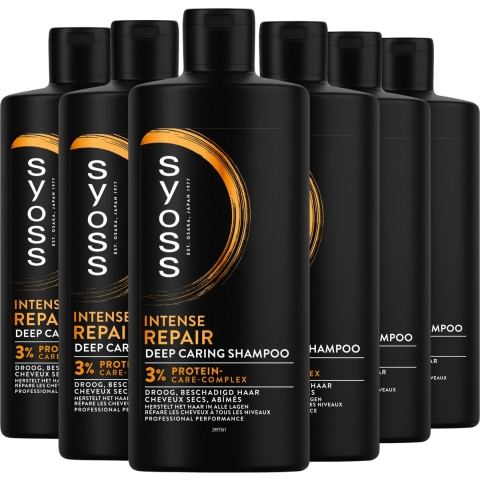 6x Syoss Repair Shampoo 440 ml