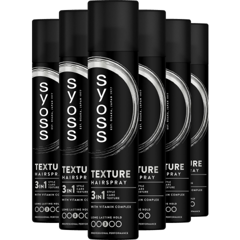 6x Syoss Texture Haarspray 300 ml