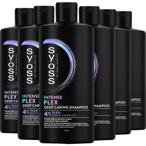 6x Syoss Plex Shampoo 440 ml