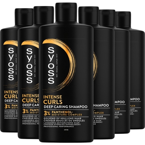 6x Syoss Curls Intense Shampoo 440 ml