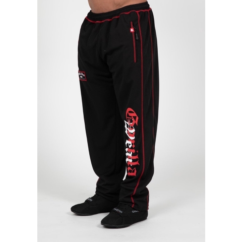 Gorilla Wear Marlow Mesh Pants - Zwart/Rood - S/M