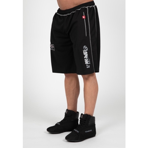Gorilla Wear Marlow Mesh Shorts - Zwart/Grijs - 2XL/3XL