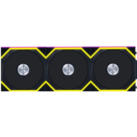 Lian Li Lian Li UNI FAN SL Wireless ARGB PWM Lüfter, 3er-Pack inkl. Controller - 120 mm PC-ventilator Zwart (b x h x d) 120 x 124.5 x 28 mm