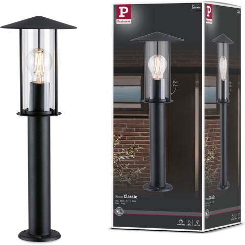 Paulmann 94397 Classic Staande buitenlamp E27 Donkergrijs