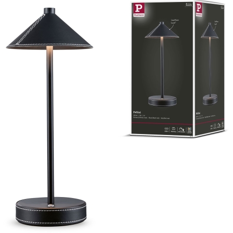 Paulmann Pellini 71175 Tafellamp met accu LED 2 W Zwart (mat)