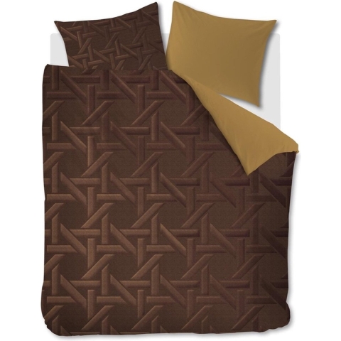 Kardol Parsons Dekbedovertrek Goud 140 x 200|220 cm