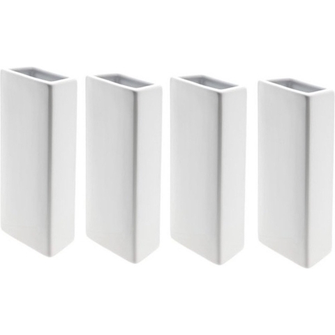 4x Radiator luchtbevochtiger wit -