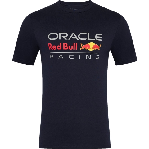 Red Bull Racing T-shirt - M - Large Front Logo T-shirt - Night Sky - Max Verstappen