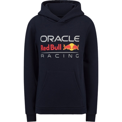 Red Bull Racing Truien - 164-170 - Kids - Large Front Logo Hoodie - Night Sky - Max Verstappen
