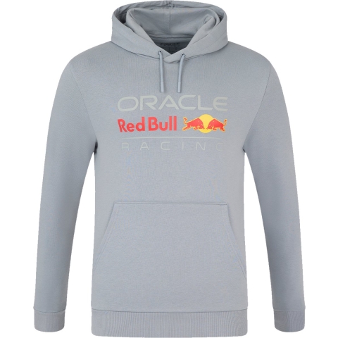 Red Bull Racing Truien - L - Large Front Logo Hoodie - Grijs - Max Verstappen