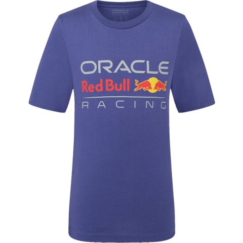 Red Bull Racing T-shirt - 152-158 - Kids - Large Front Logo T-shirt - Blauw - Max Verstappen