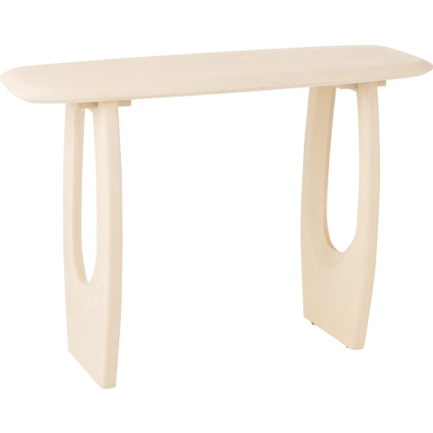 J-Line console Mark - mangohout - wit