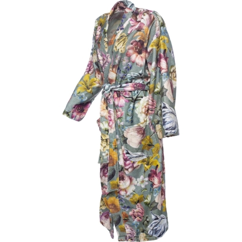 Jet Original Badjas Velours Flowers & Fruit - multi