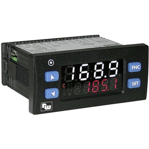 Wachendorff PID Temperatuurregelaar K, S, R, J, Pt100, Pt500, Pt1000, Ni100, PTC1K, NTC10K SSR, Relais 5 A, Relais 5 A (l x b x h) 53 x 77 x 35 mm