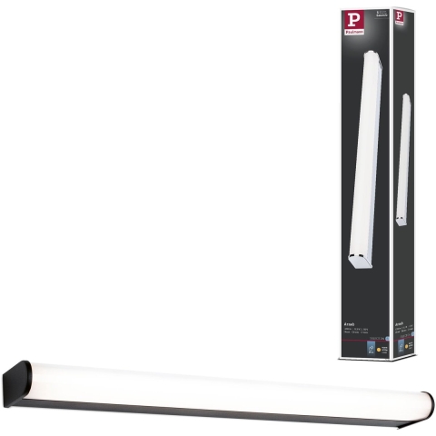 Paulmann Arneb LED-lamp voor vochtige ruimte LED 12.5 W Warmwit Zwart