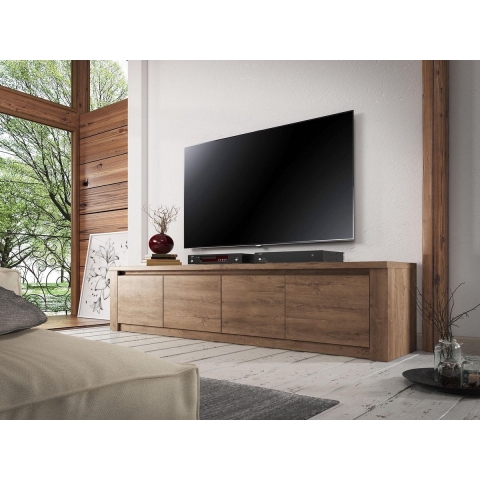 Meubella TV-Meubel Monaco - Eiken - 4 deuren - 170 cm