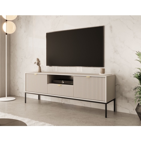 Meubella TV-Meubel Navil - Beige - 154 cm