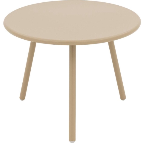 Goossens Tafel Brad in Poedercoating khaki