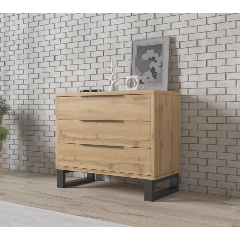 Meubella Ladekast Harlow - Eiken - 99 cm