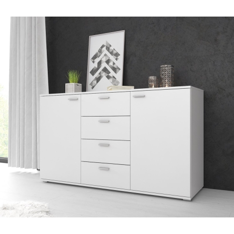 Meubella Dressoir Dento - Wit - 150 cm