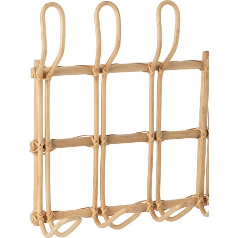 J-Line kapstokEllen 6 Hakken - jute - naturel