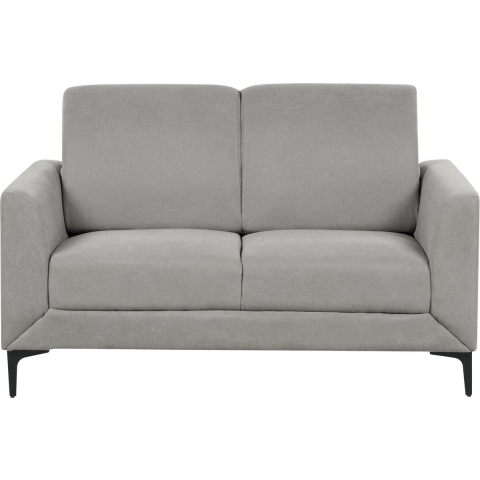 Beliani - FENES - Tweezitsbank - Grijs - Polyester