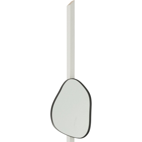 J-Line Wandspiegel Extrema Ijzer|Spiegel Zwart Small