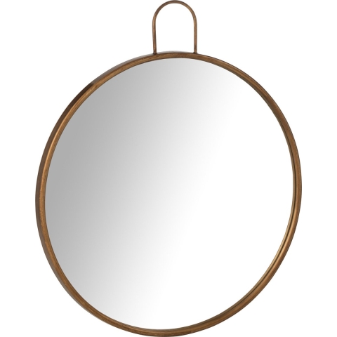J-Line miroir Anto - verre - or - small - - 60.5 x 71 cm