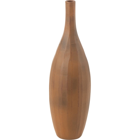J-Line vaas Fles - terra - roest - small - 70 cm hoog