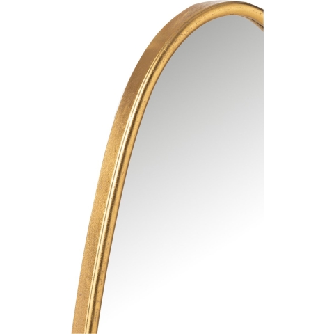 J-Line miroir Abstrait - verre - or - large - 33 x 73 cm