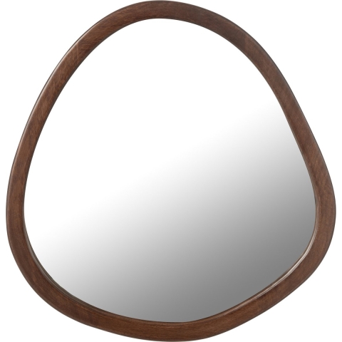J-Line miroir Whisp - bois - brun - large - Ø 59 cm