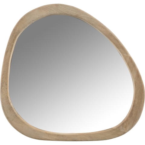 J-Line miroir Irregulier - bois - small - Ø 64 cm