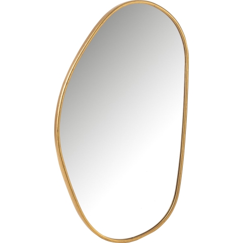 J-Line miroir Abstrait - verre - or - large - 45 x 80 cm