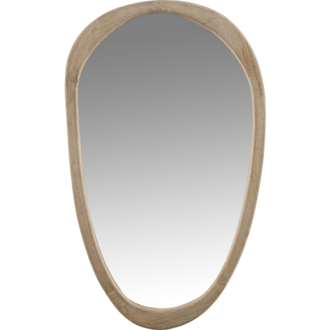 J-Line miroir Irregulier - bois - naturel - large - 83 cm de hauteur