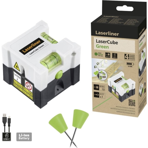 Laserliner Laser Cube Green Lijnlaser - 081.109E