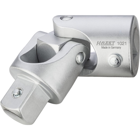 HAZET Universeel scharnier 1021 · 3/4 inch (20 mm) vierkant hol · 3/4 inch (20 mm) vierkant massief · Lengte: 105 mm