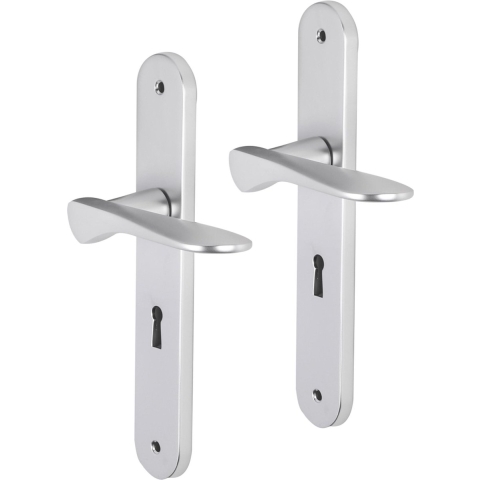 Impresso Leeds Aluminium op Ovaal schild met schroeven